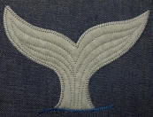 applique whale tail