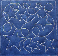 continuos star quilting