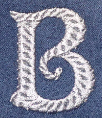 decorative alphabet B
