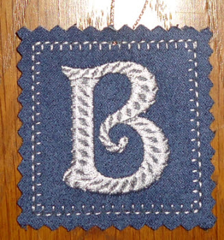 Decorative Alphabet tag