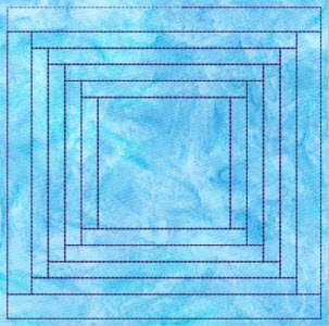 log block plain square