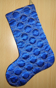 Decorative Quilting Christmas Stocking