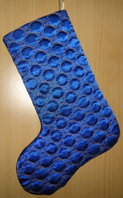 Decorative Quilting Christmas Stocking