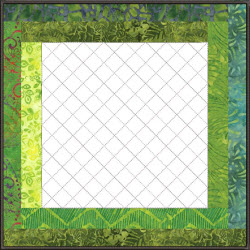 log cabin window square