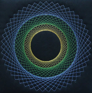 sting art nesting circles