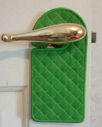 quilted door hanger
