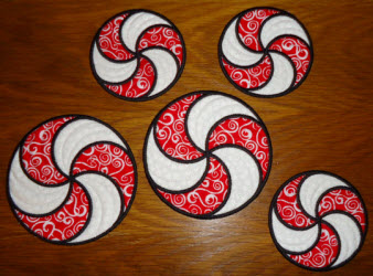 candy coaster mugrug