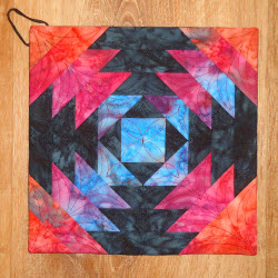 pineapple log square set  2 pot holder