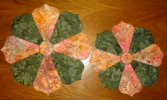 royal dresden 15 and 12 inch table toppers doilies