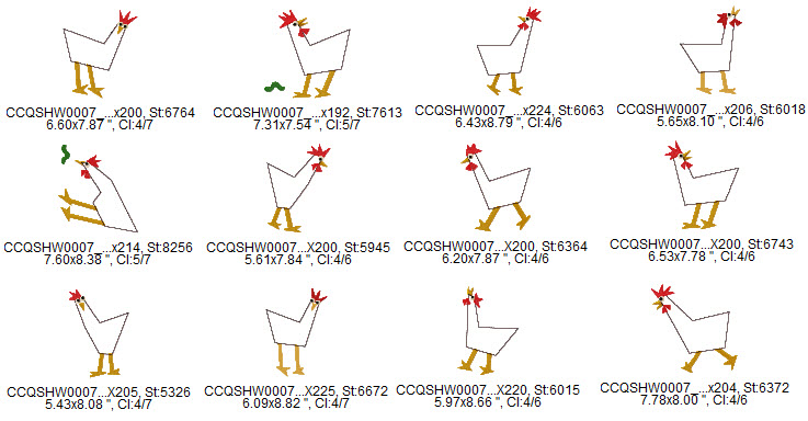 silly chickens