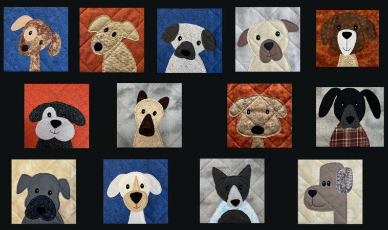 loveable mutts applique
