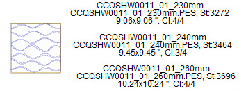 design sizes option B