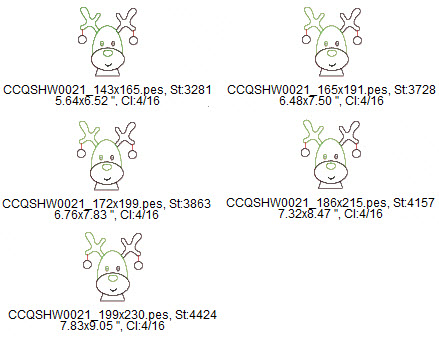 rudolph sizes B
