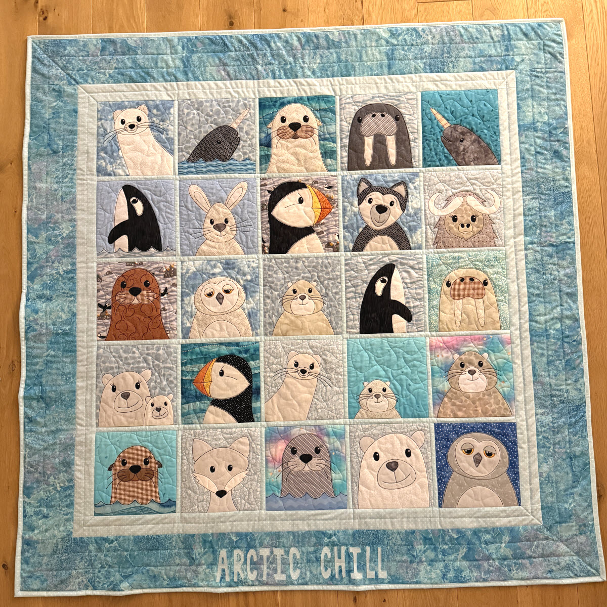 Arctic Chill Quilt Completed