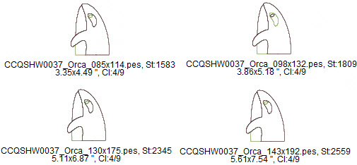 orca designs quilt in the hoop