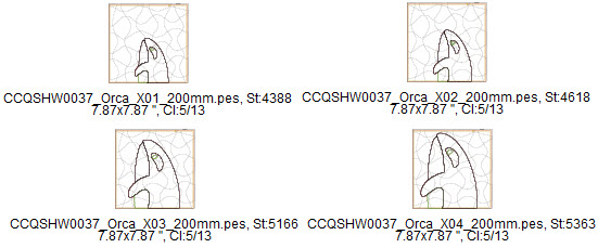 orca designs quilt in the hoop