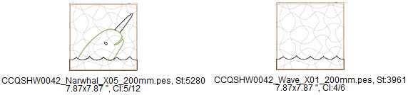 narwhal extra squares