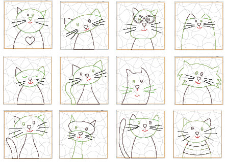 cuddly cats designs